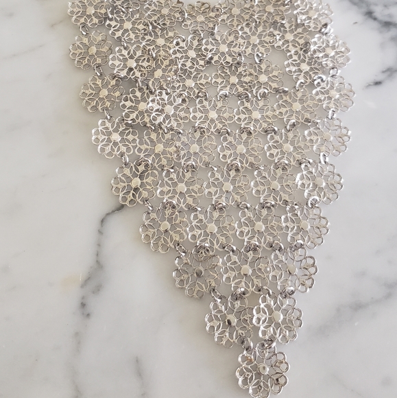 Vintage Vendome Filigree Bib Necklace - Picture 5 of 8